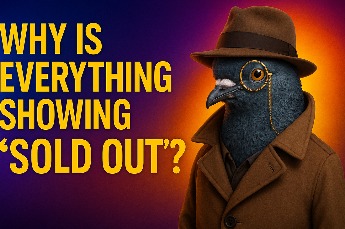 Why is everything showing as “Sold Out"?